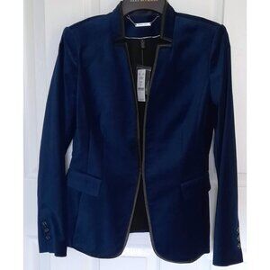 WHBL Velvet Jacket/Blazer, size 6 in Blue Depths